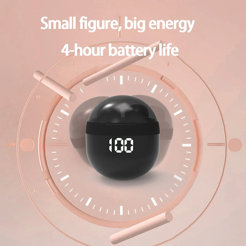 Heavy Bass Sleep Headphones Wireless Bluetooth Earphones Mic