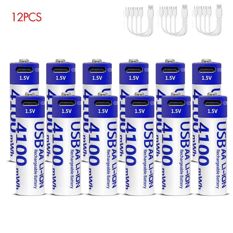 Kuugro 4100mWh USB Rechargeable Battery