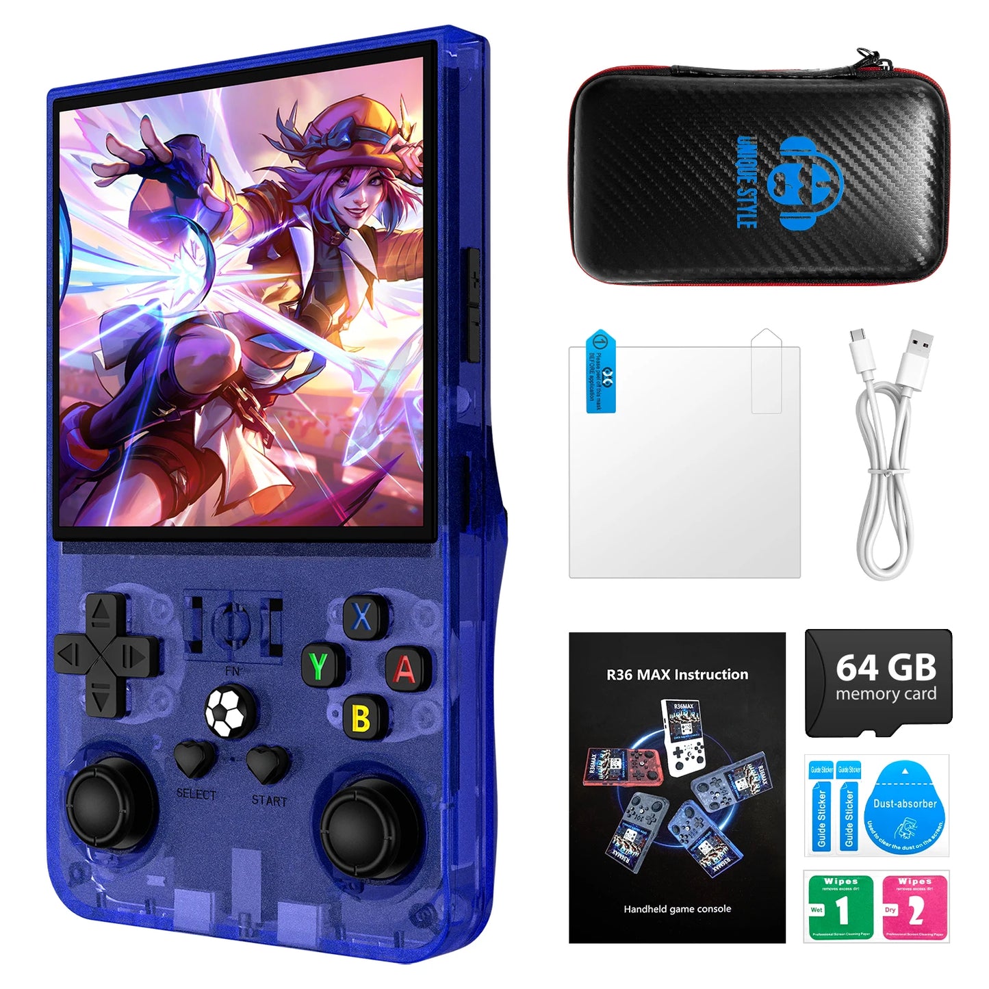 AISLPC R36MAX Handheld Retro Game Console 64GB