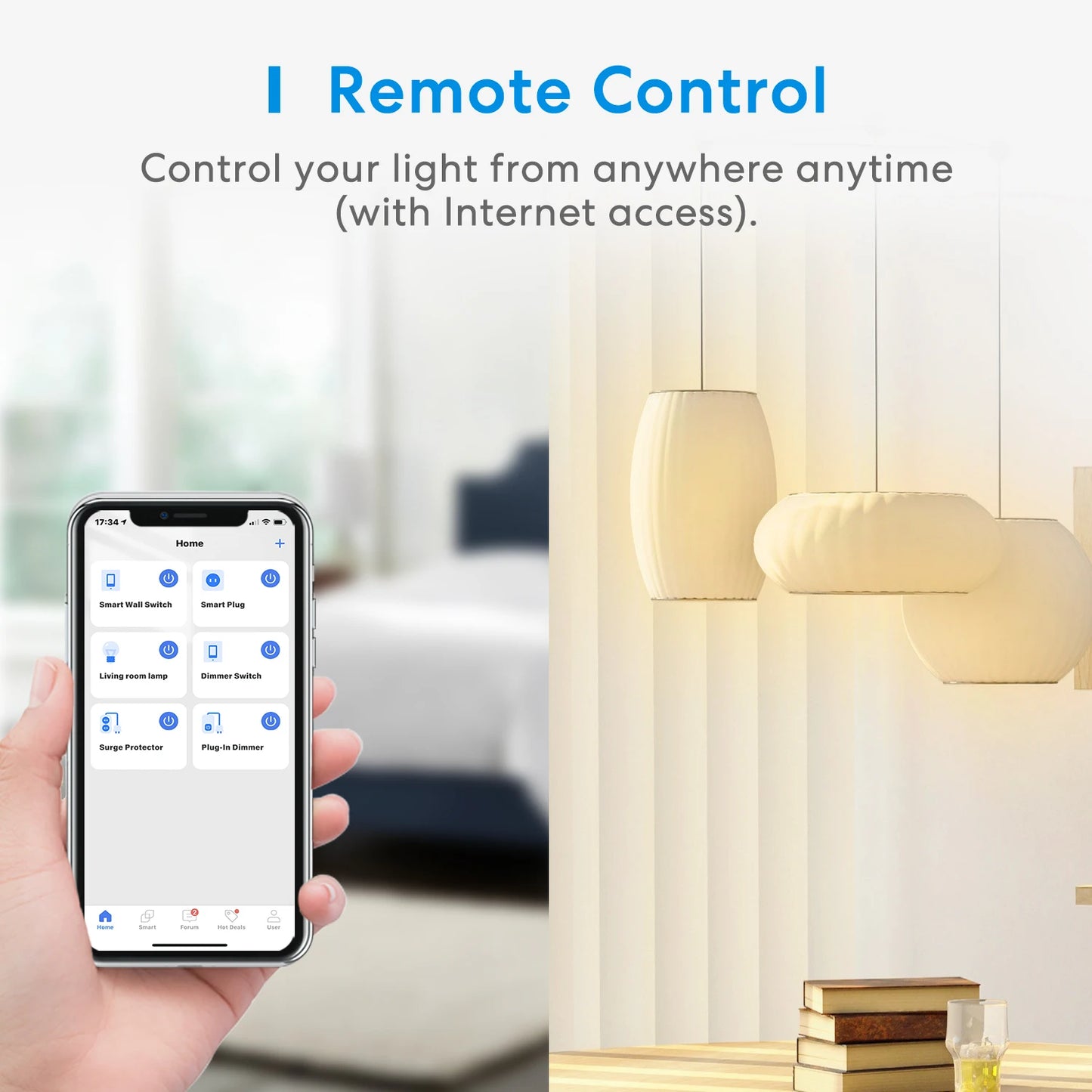 Meross InWall Smart Switch WiFi HomeKit 1 Gang 1 Way