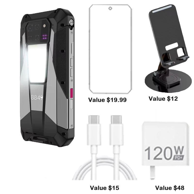 Unihertz Tank 3 Pro Rugged Projector Smartphone