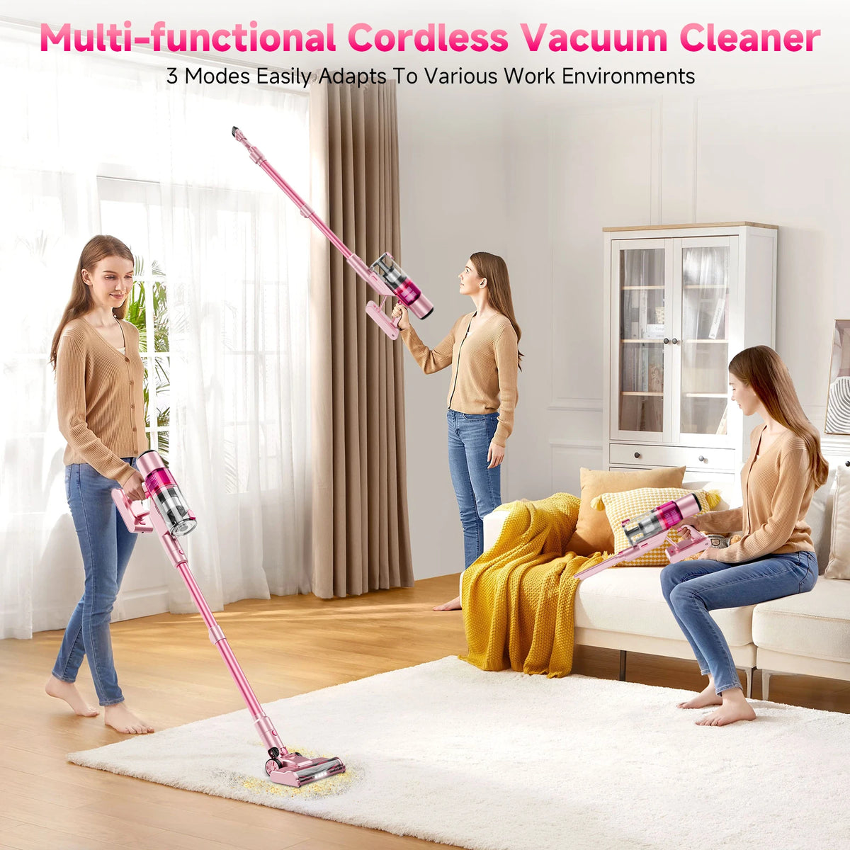 Honki Cordless Stick Vacuum Cleaner for Pet Hair and Floors