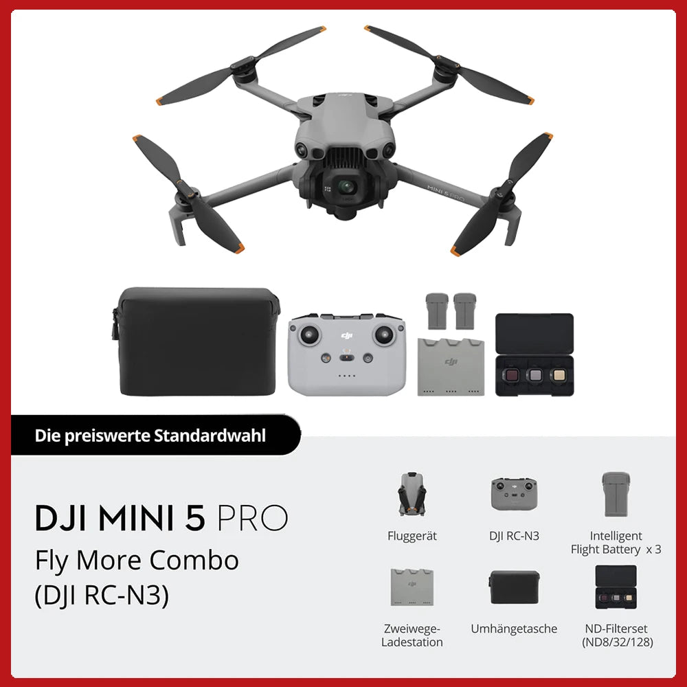 DJI Mini 5 Pro Drone 4K Camera With Obstacle Sensing