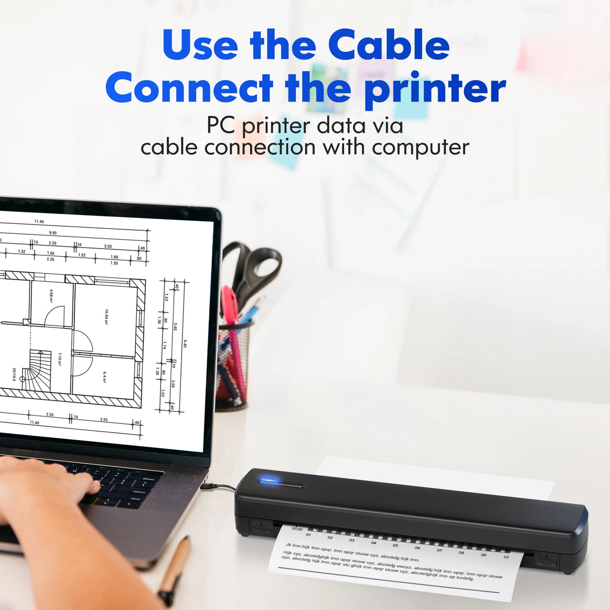 POLONO Portable Inkless Wireless Thermal Printer