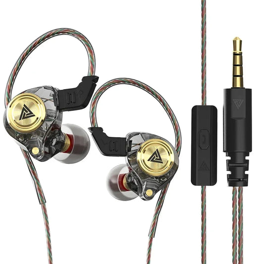 AK3 FiLe Wired Earphones With Microphone Noise Cancelling