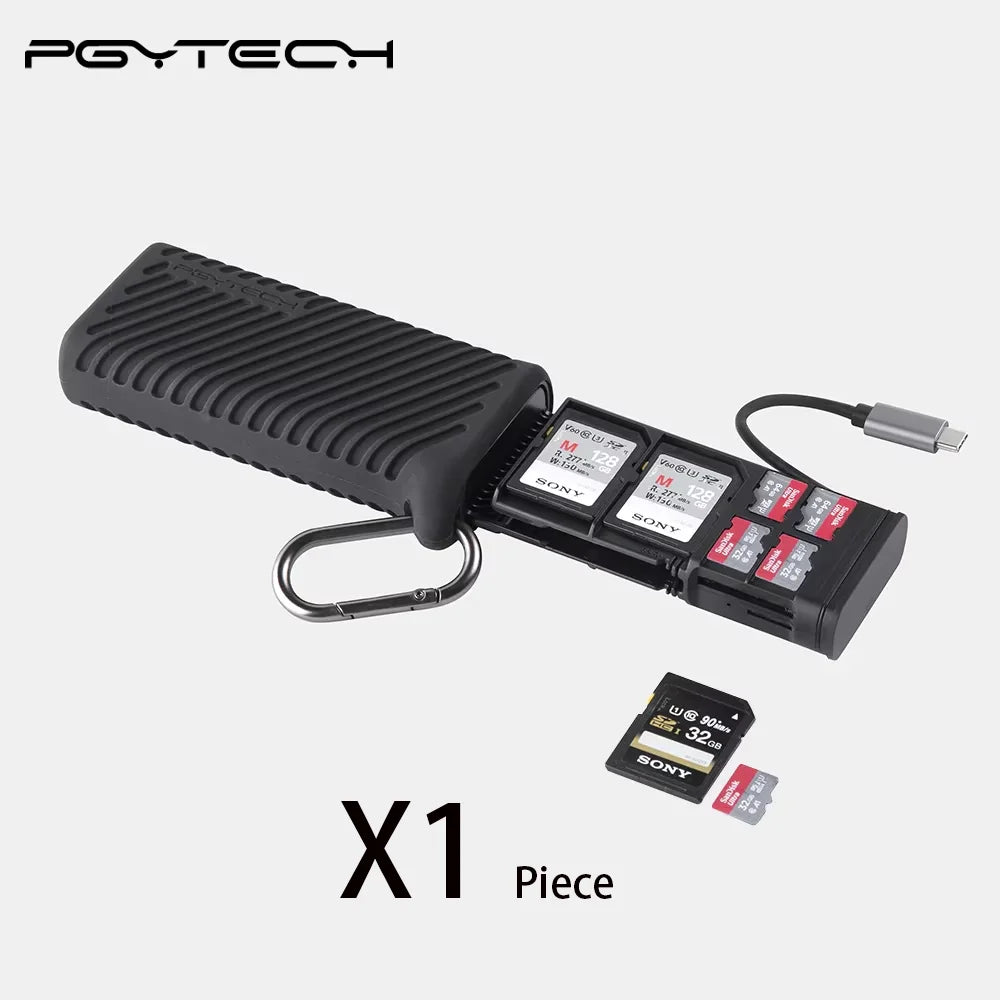 PGYTECH CreateMate Memory Card Reader USB C Adapter
