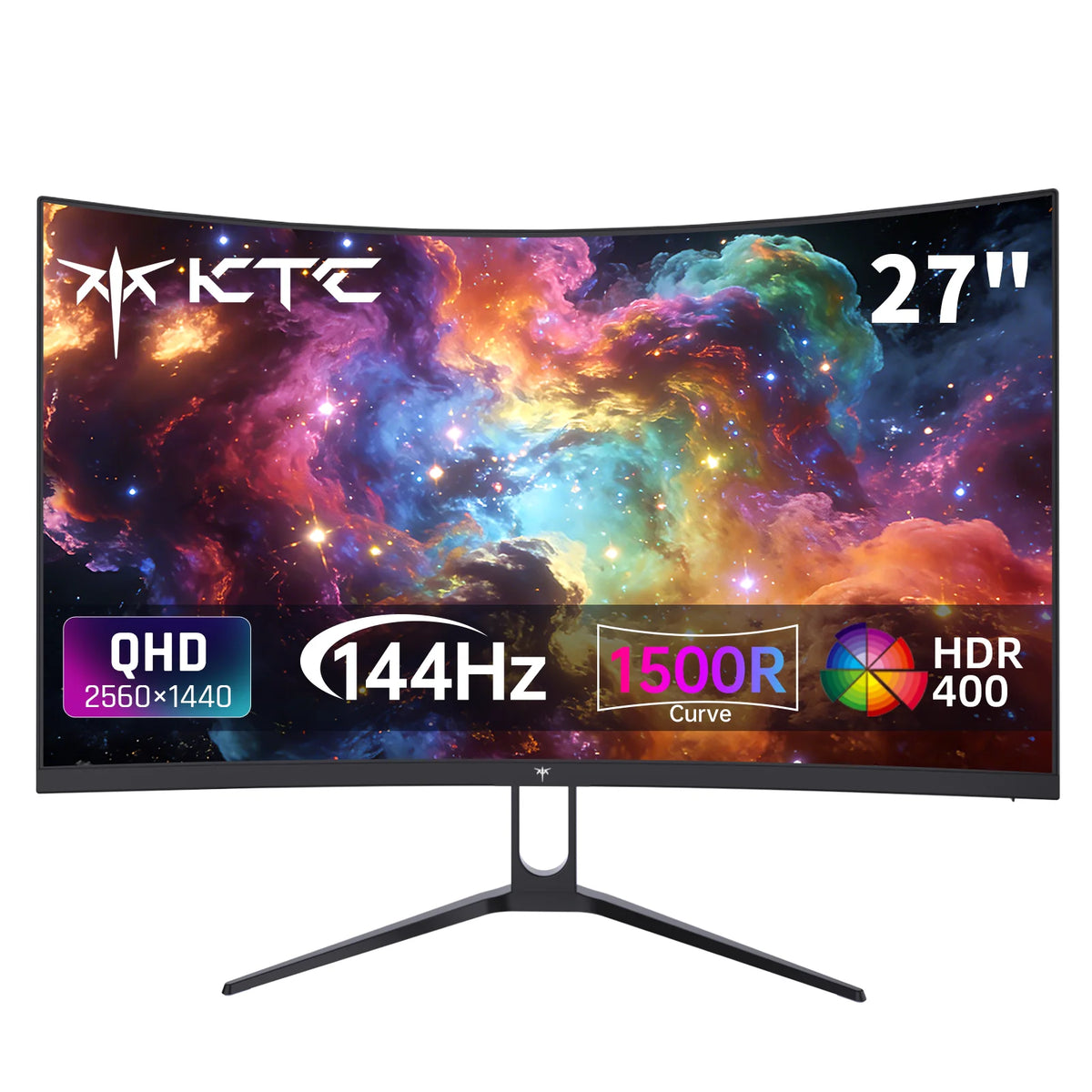 KTC Curved Gaming Monitor 1440P 144Hz HDR400