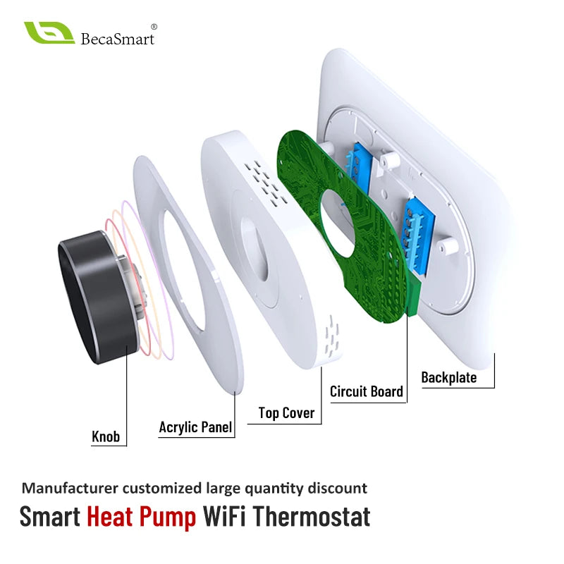 Beca Smart Home Thermostat With Alexa And Google Assistant