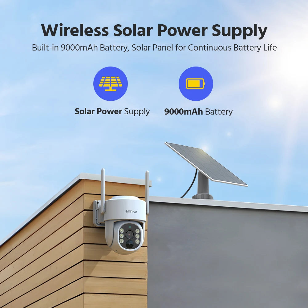 ANNKE Wireless Outdoor Security Camera With Night Vision