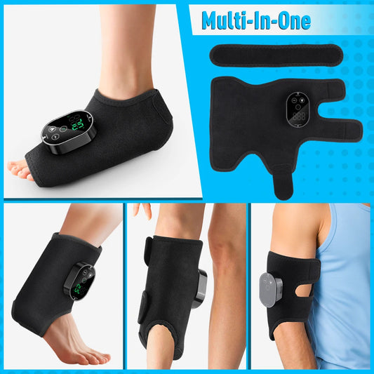 Hailicare Electric 3-in-1 Foot And Calf Massager With Heat