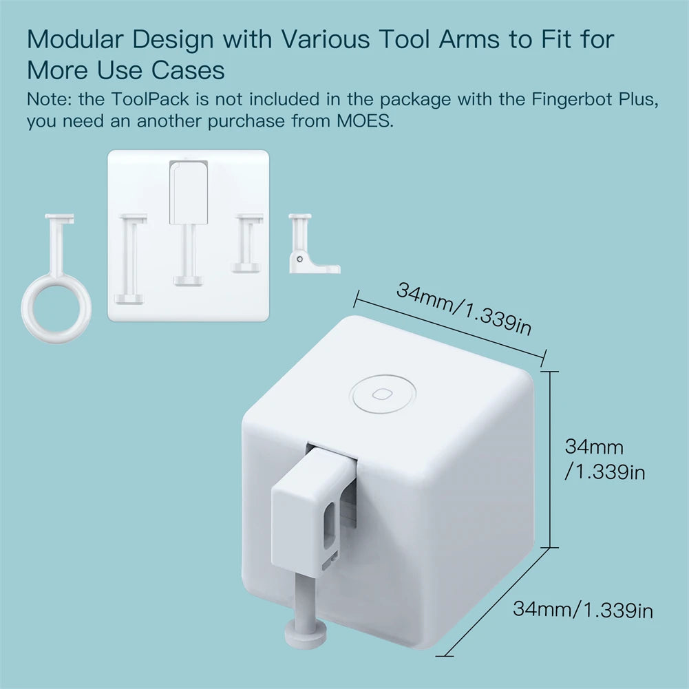 MOES Fingerbot Bluetooth Switch Button Pusher with Alexa Google Assistant