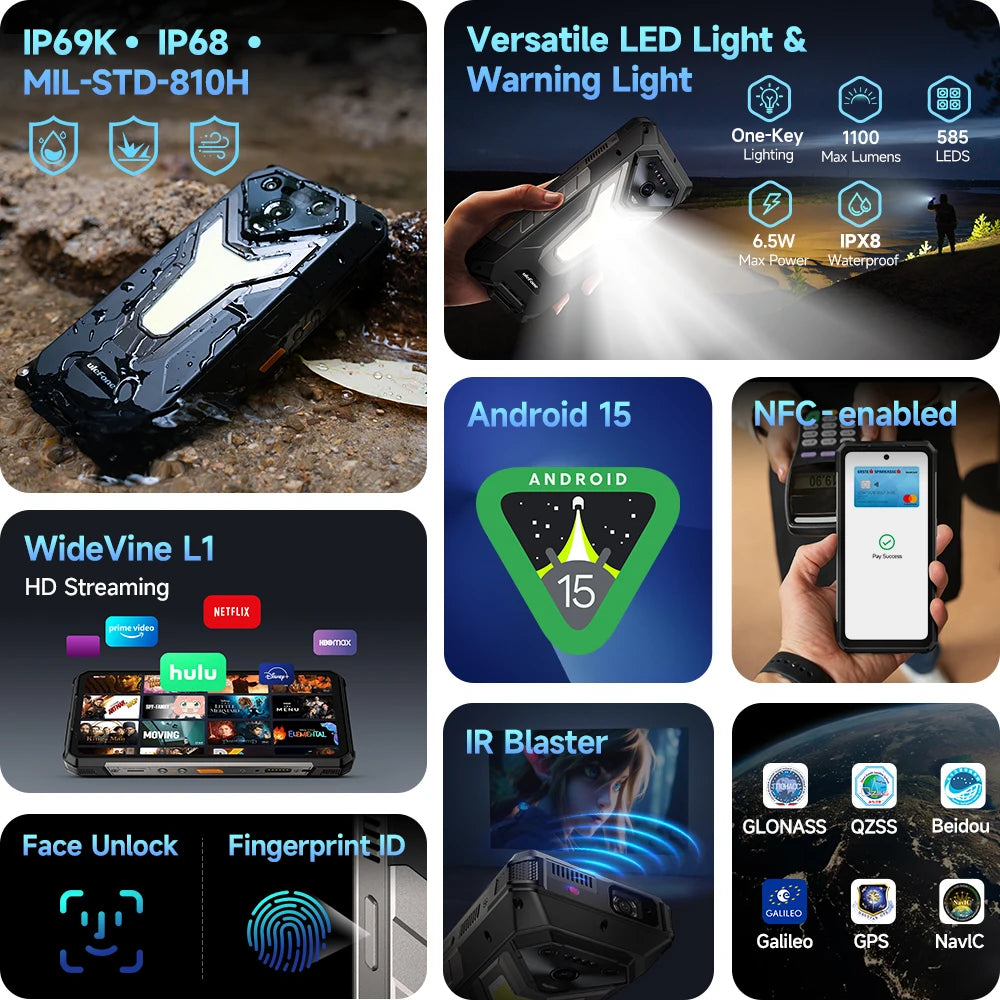 Ulefone Armor 34 Pro Plus 5G Rugged Smartphone