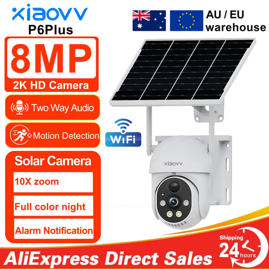Xiao Vv 8MP 2K Solar Wireless PTZ CCTV Camera