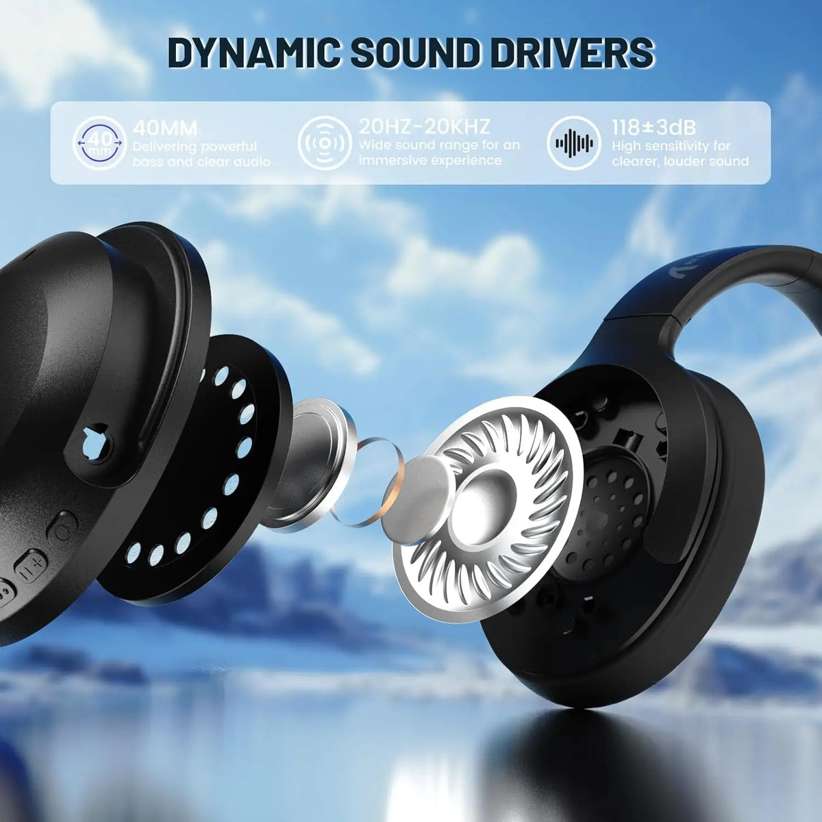 Attack Shark G300 Wireless Bluetooth Over Ear Headphones