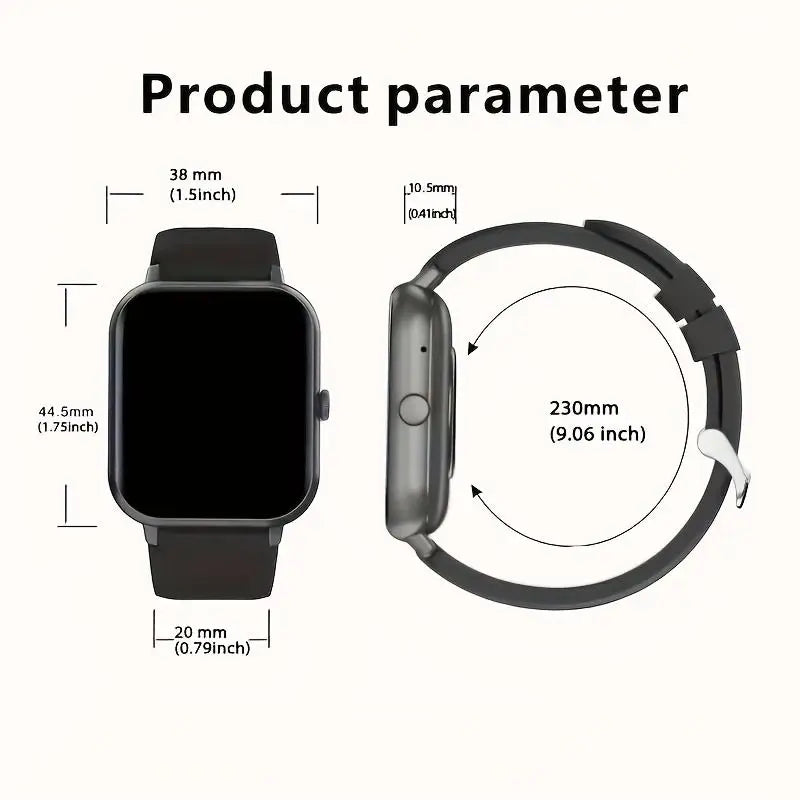 Senbono ZL54CJ Square Smartwatch Heart Rate Tracker Android