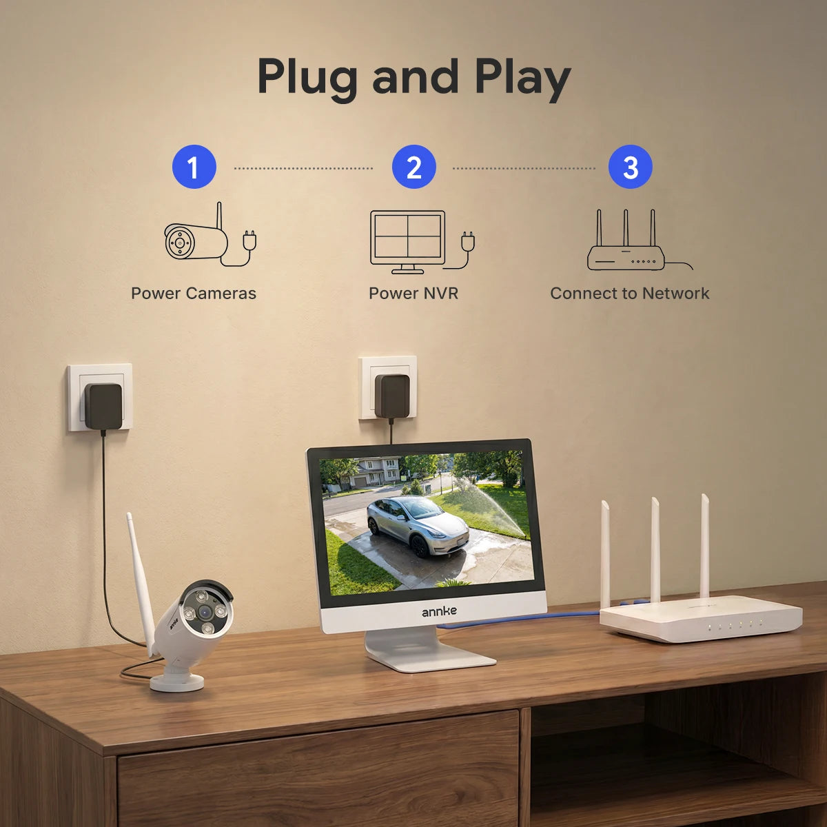 Annke Wireless Security Camera System