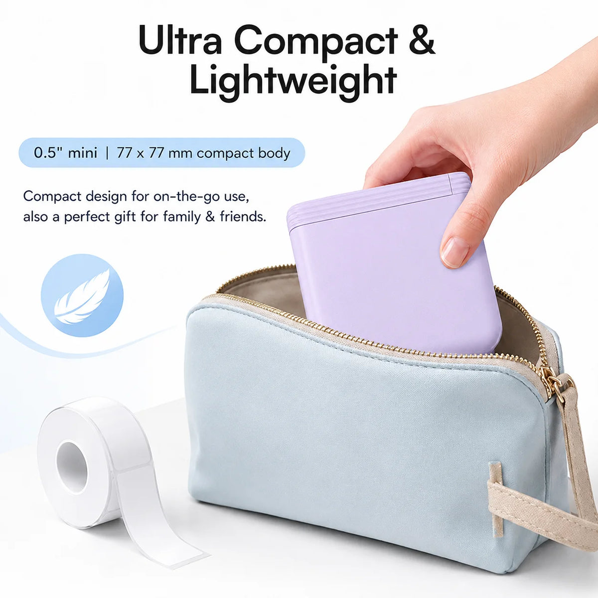 SWIFINT Portable Wireless Thermal Label Printer