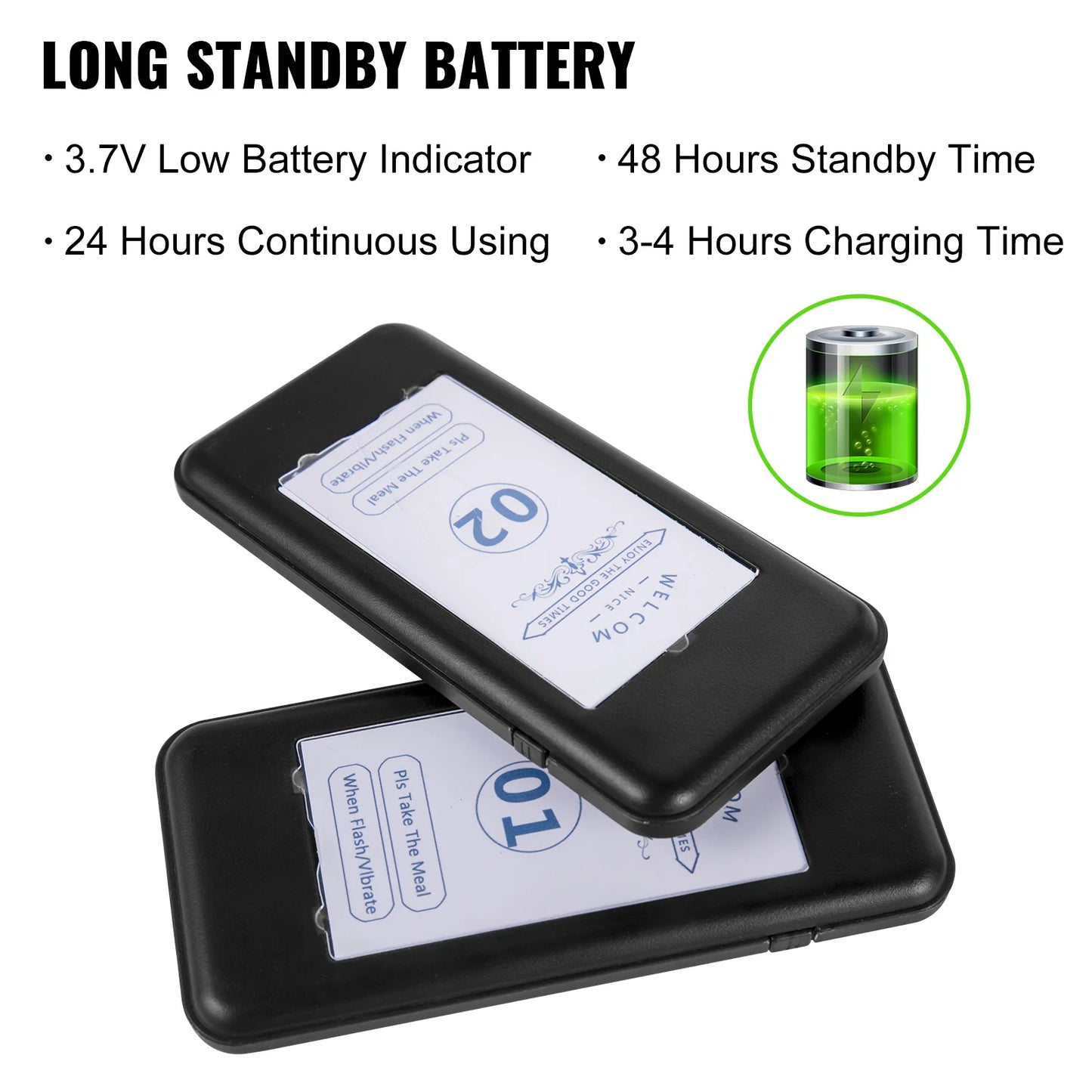 SucceBuy Wireless Restaurant Buzzer Pager For Guest Paging