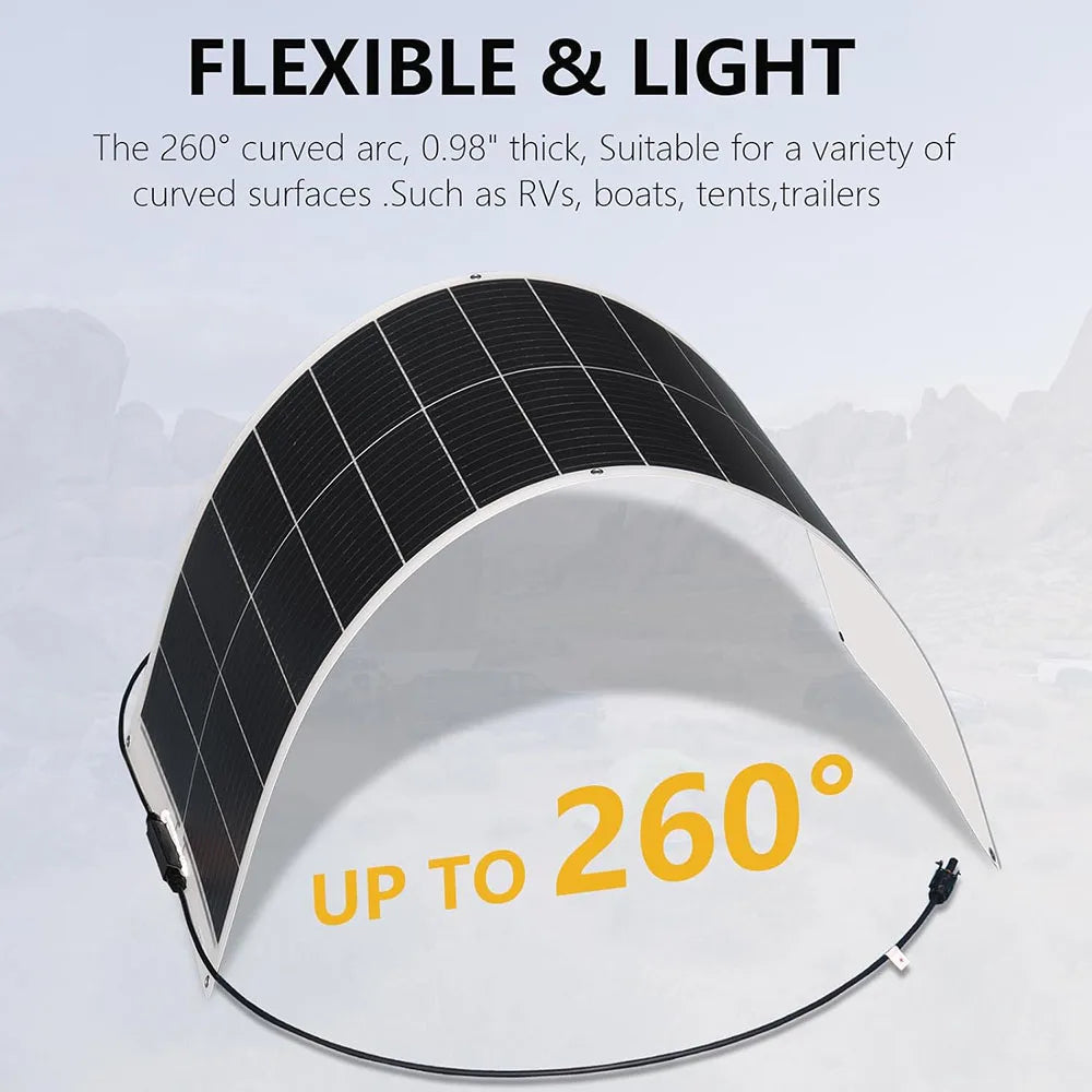 Xinpuguang Flexible Solar Panel Kit 12V Yacht RV