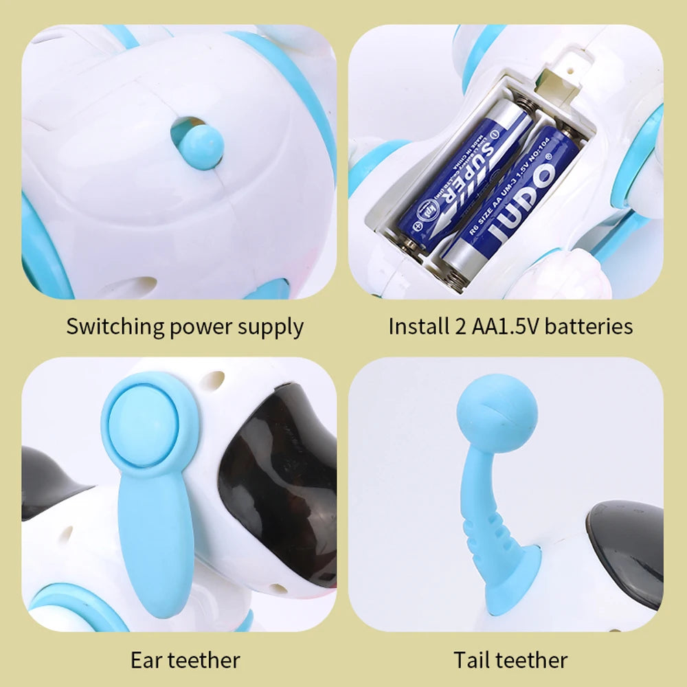 Smart Interactive Robotic Dog Educational Toy With Sounds