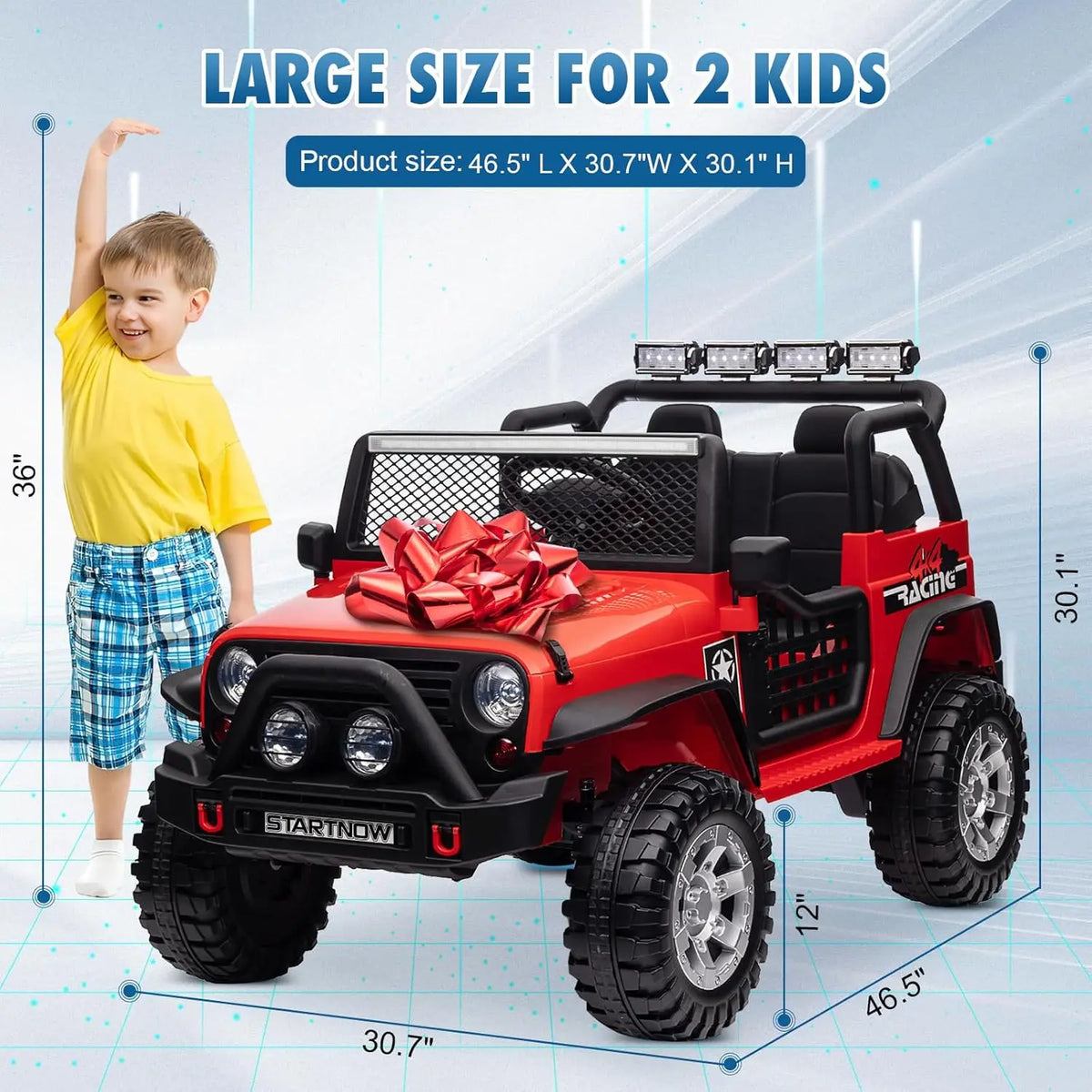 Joyracer Kids Two Seater Electric Ride On Truck