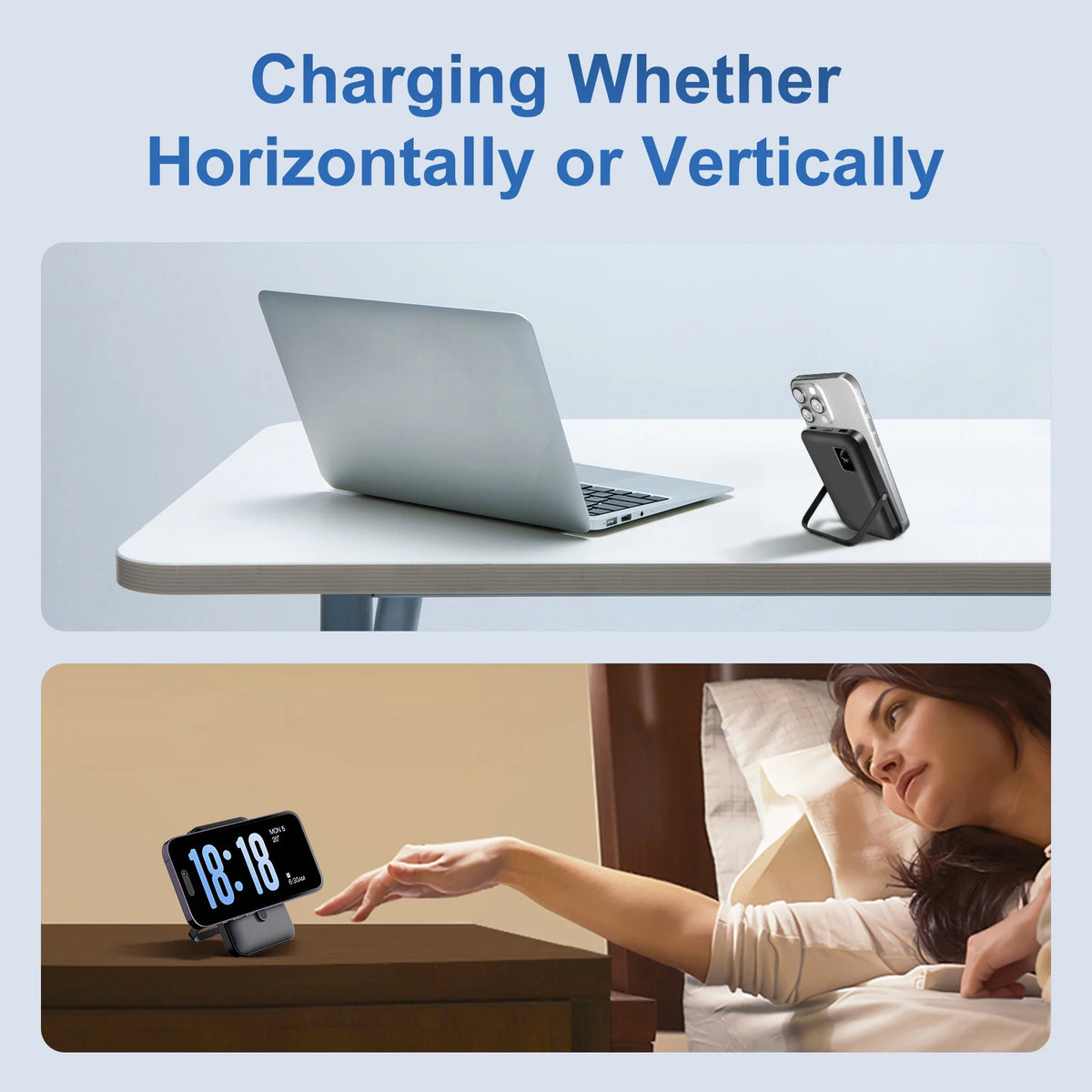 Magnetic Wireless Power Bank Fast Charger