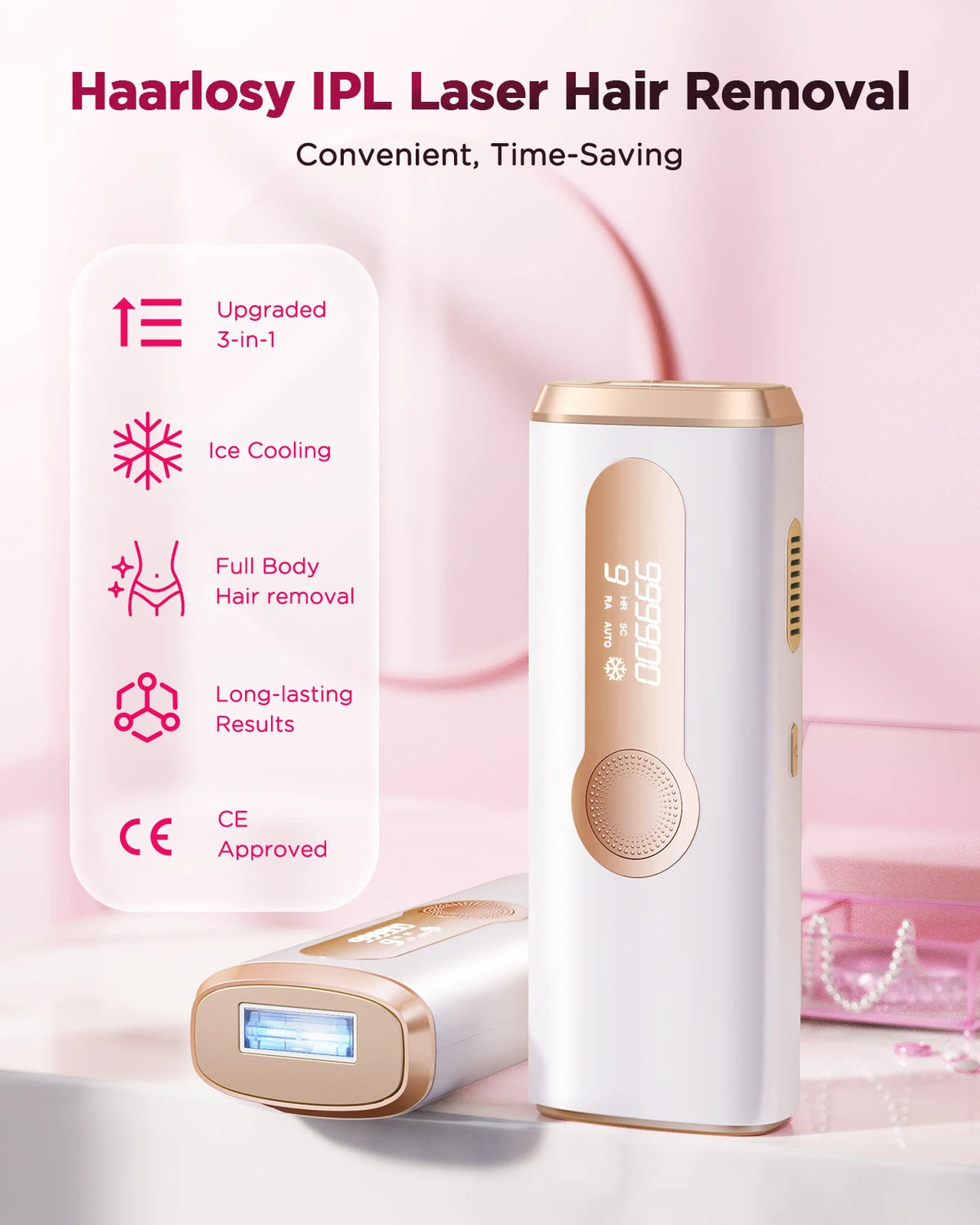 Totmizby Ipl Laser Epilator For Permanent Hair Removal