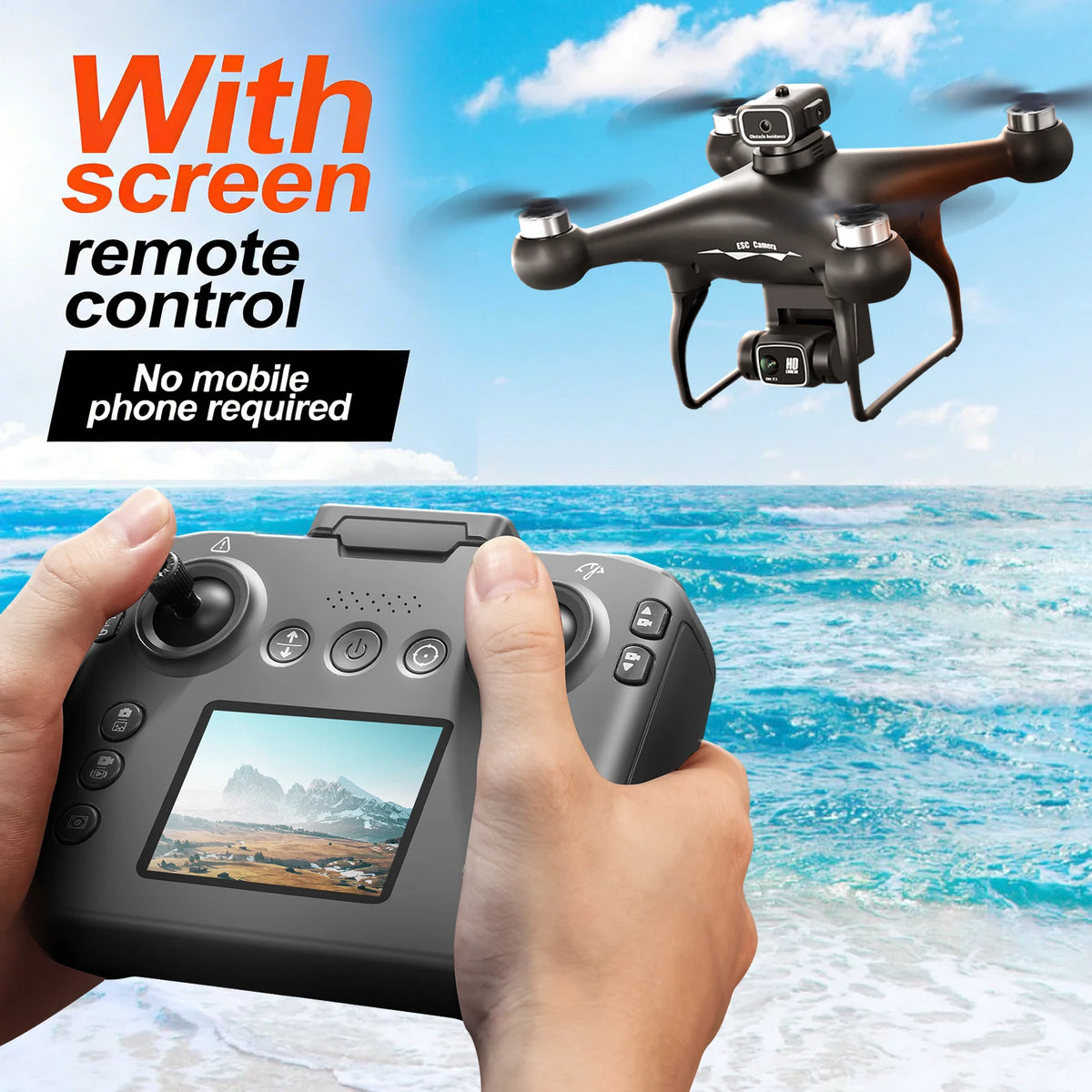 ZNLYRION RC Drone With Brushless Motor And Wifi Camera