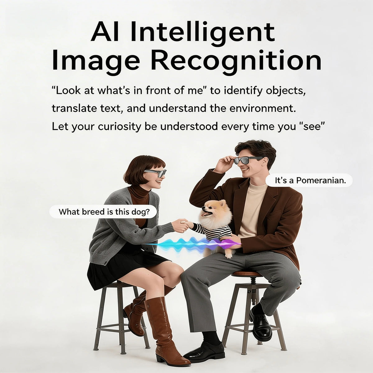 W&O Smart AI Camera Glasses With Translator