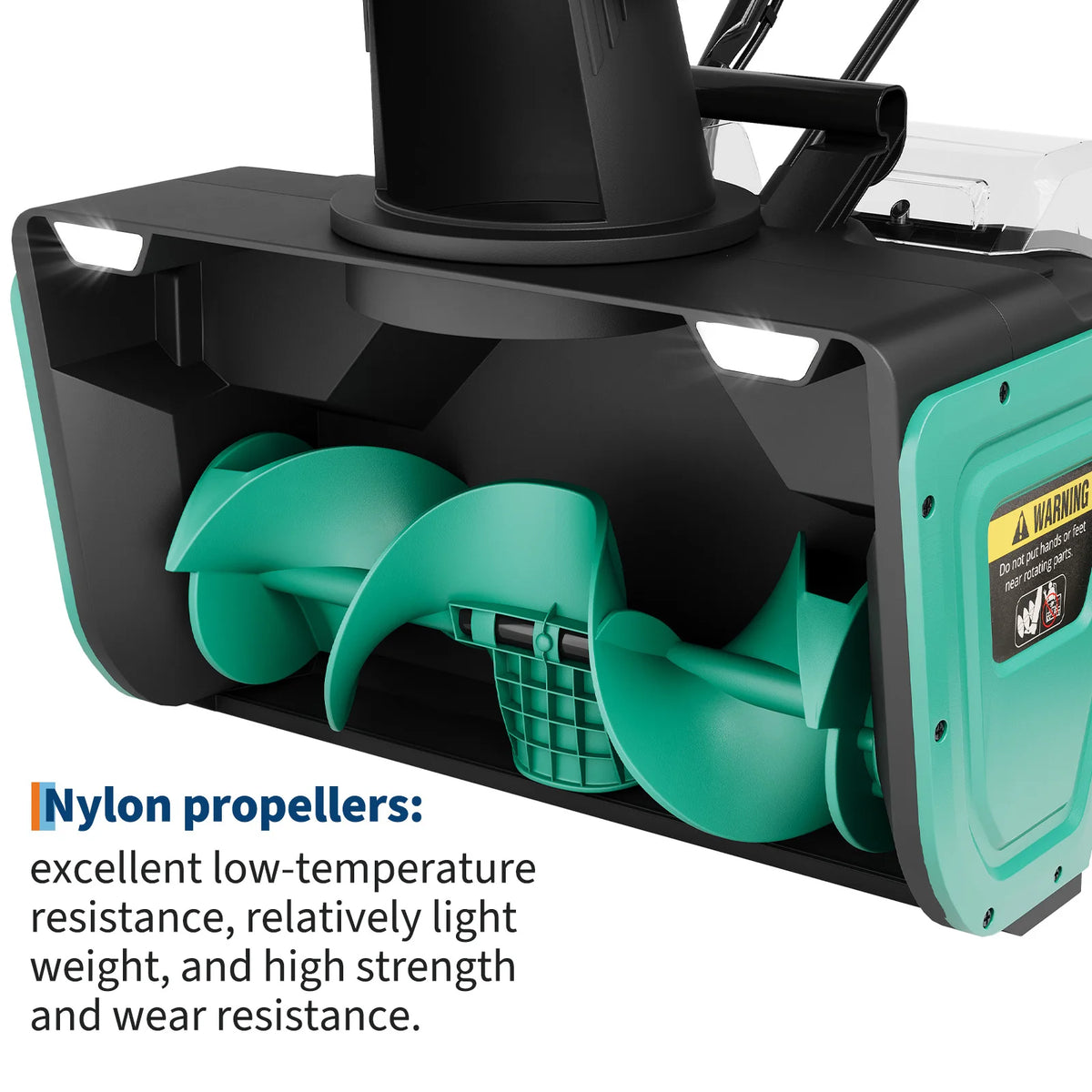 Electric Snow Blower With Brushless Motor And Safety Lock