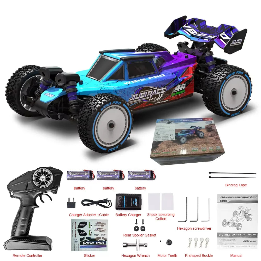 Jiusi Wb12 Pro Brushless 4wd Racing Rc Car