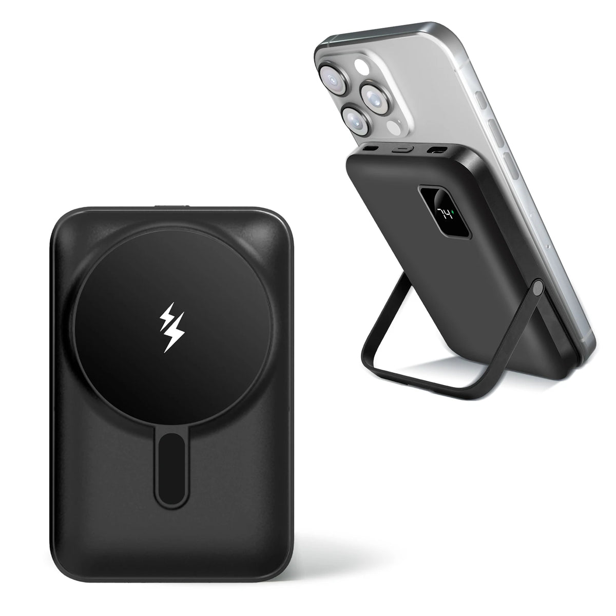 Magnetic Wireless Power Bank Fast Charger