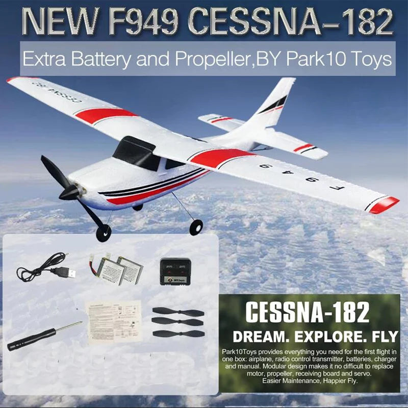 WLtoys F949 RC Airplane 3D6G Gyro