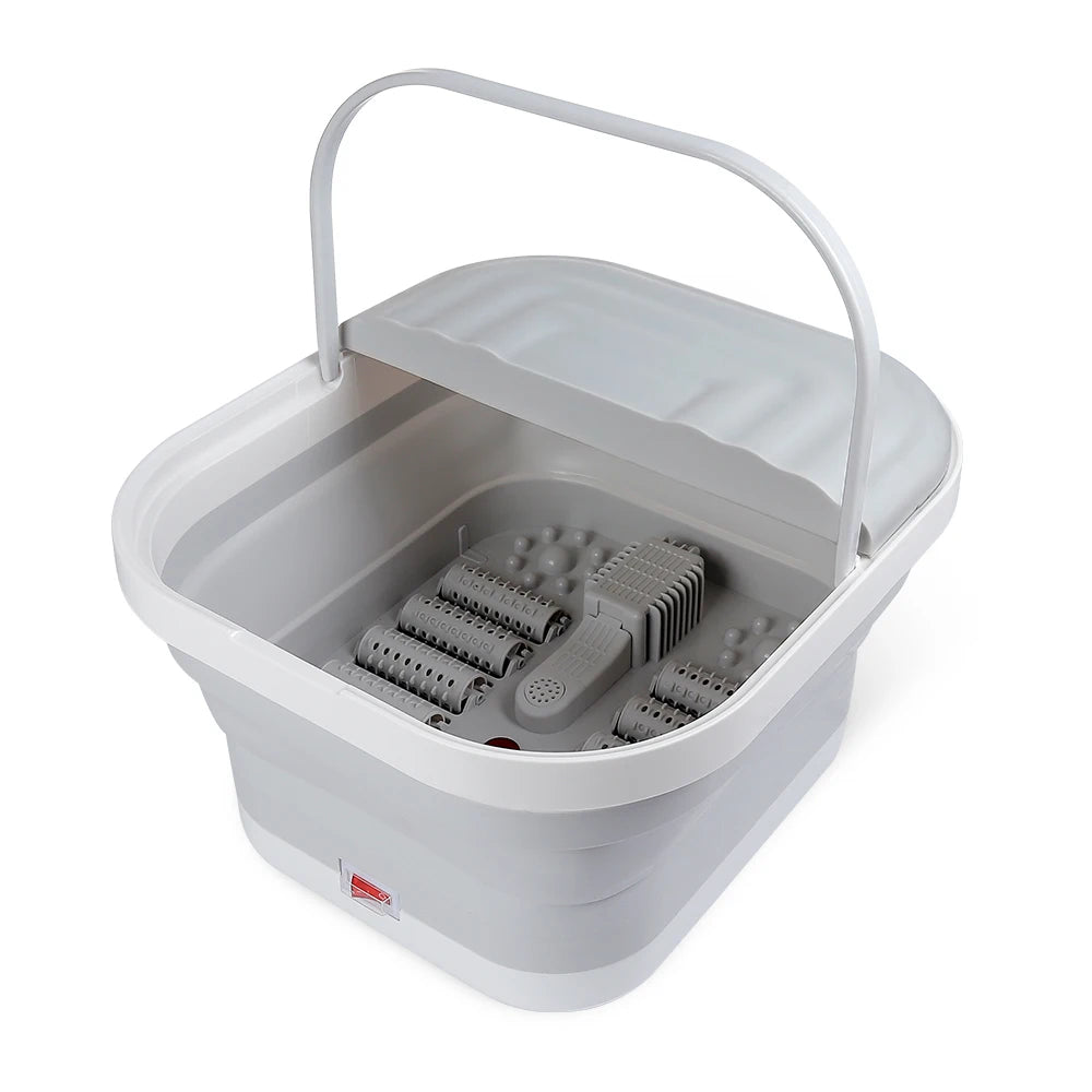 Foreverlily Portable Thermostatic Foldable Foot Massage Tub