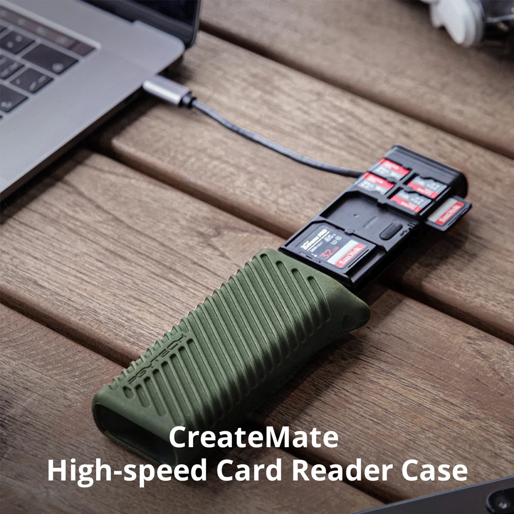 PGYTECH CreateMate Memory Card Reader USB C Adapter