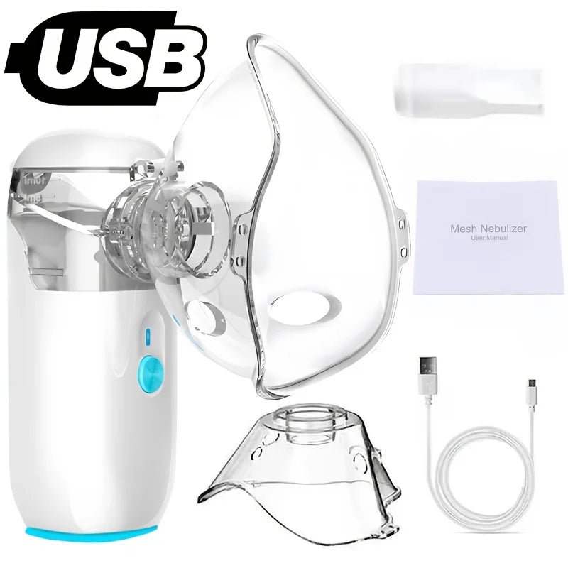 Handheld Mesh Nebulizer Portable Inhalation Device