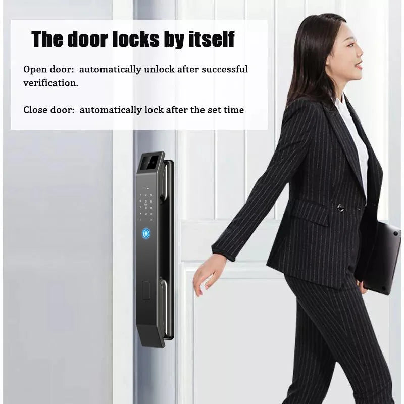 YKESDL 3D Face Recognition Door Lock With Camera