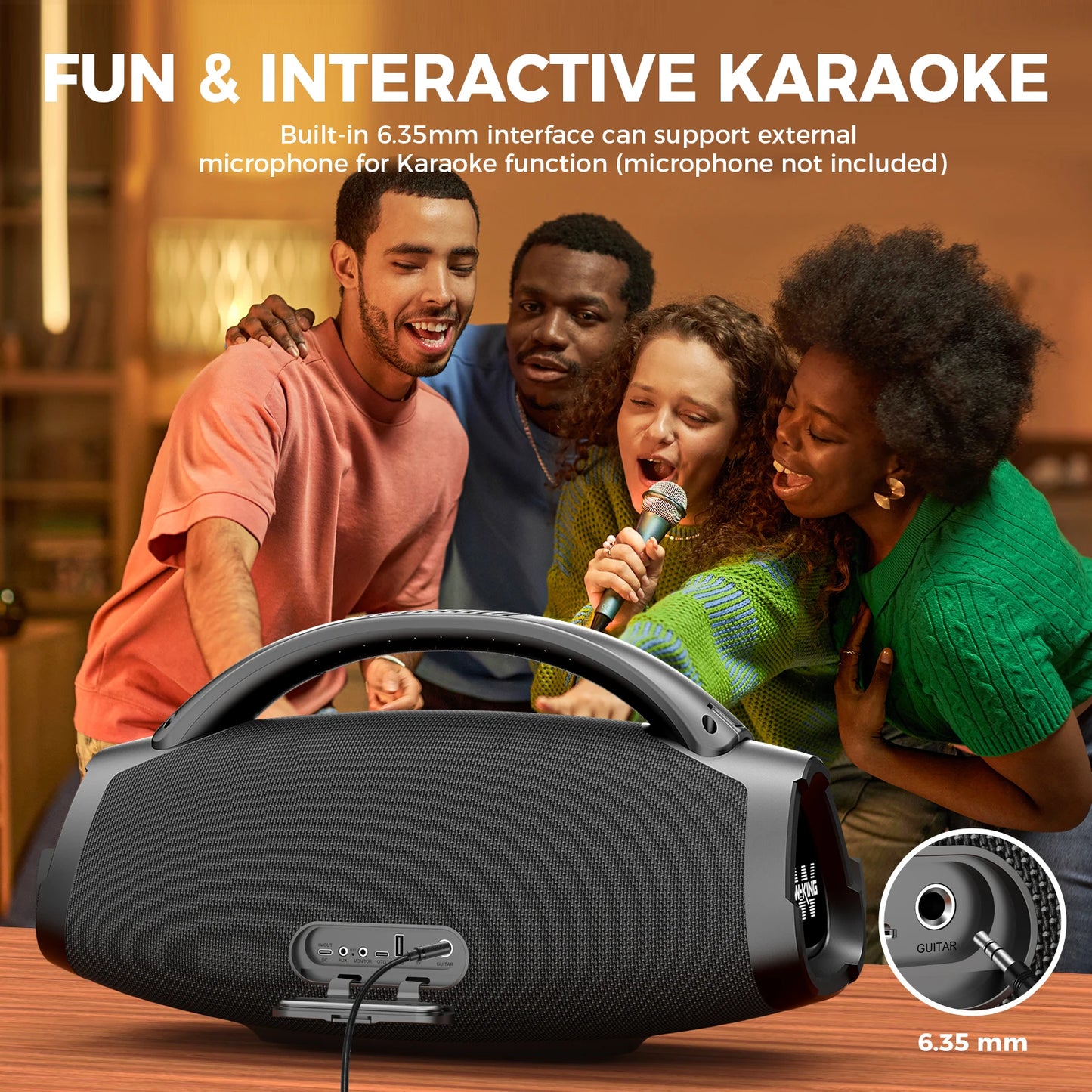 W-King X20 200W Bluetooth Speaker IPX7 Waterproof