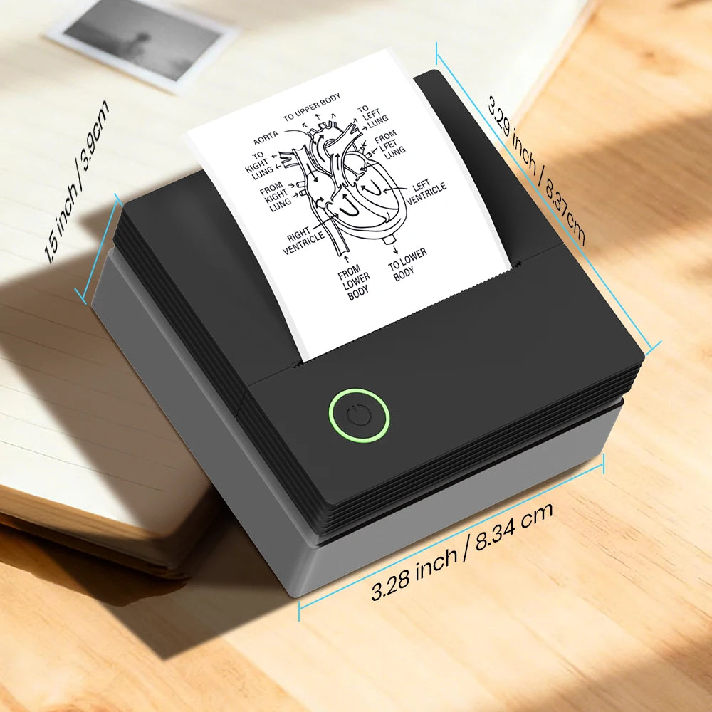SWIFINT Portable Bluetooth Thermal Printer for Photos and Labels