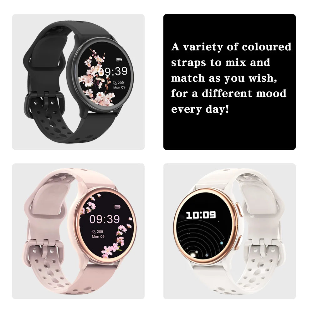 Smartwatch for Women Fitness Tracker for iPhone and Android