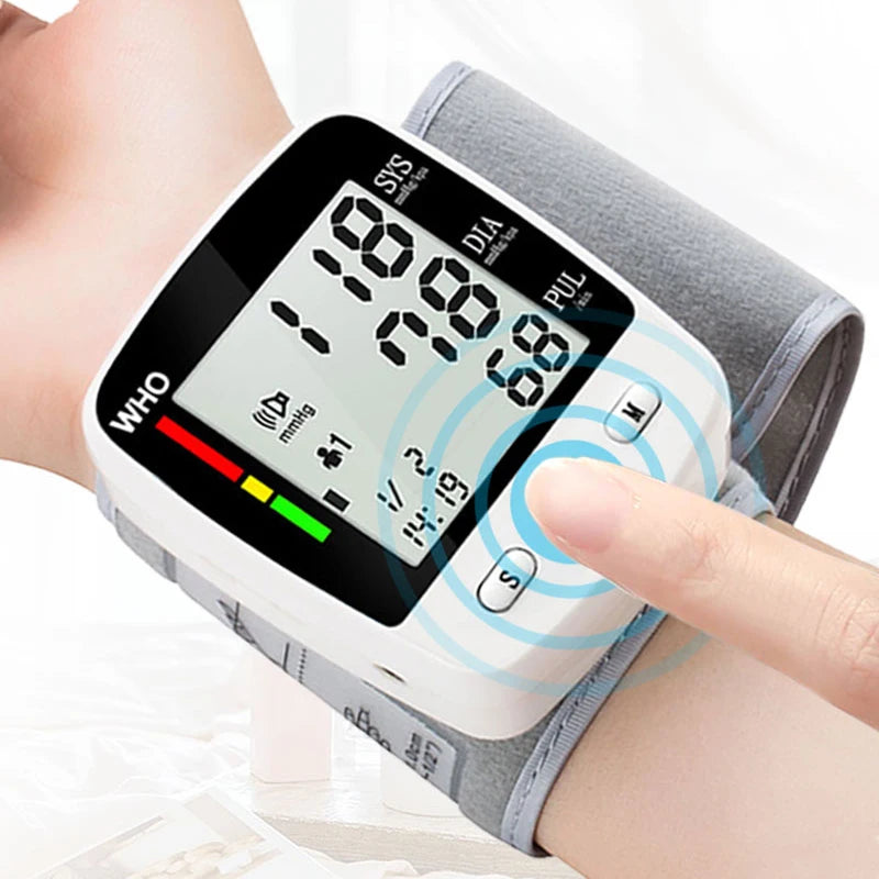 TAKROL Digital Wrist Blood Pressure Monitor With LCD