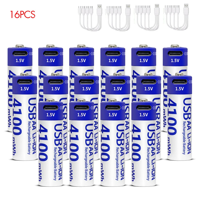 Kuugro 4100mWh USB Rechargeable Battery