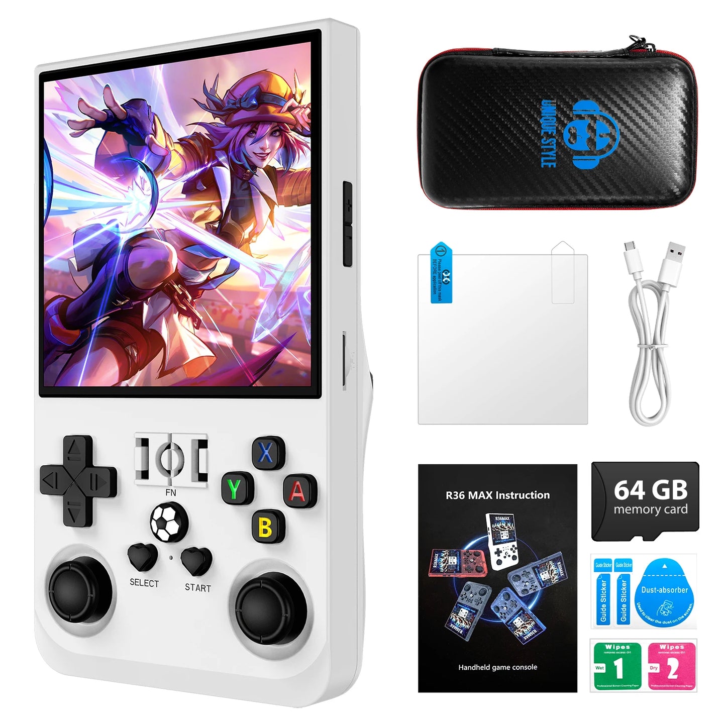 AISLPC R36MAX Handheld Retro Game Console 64GB