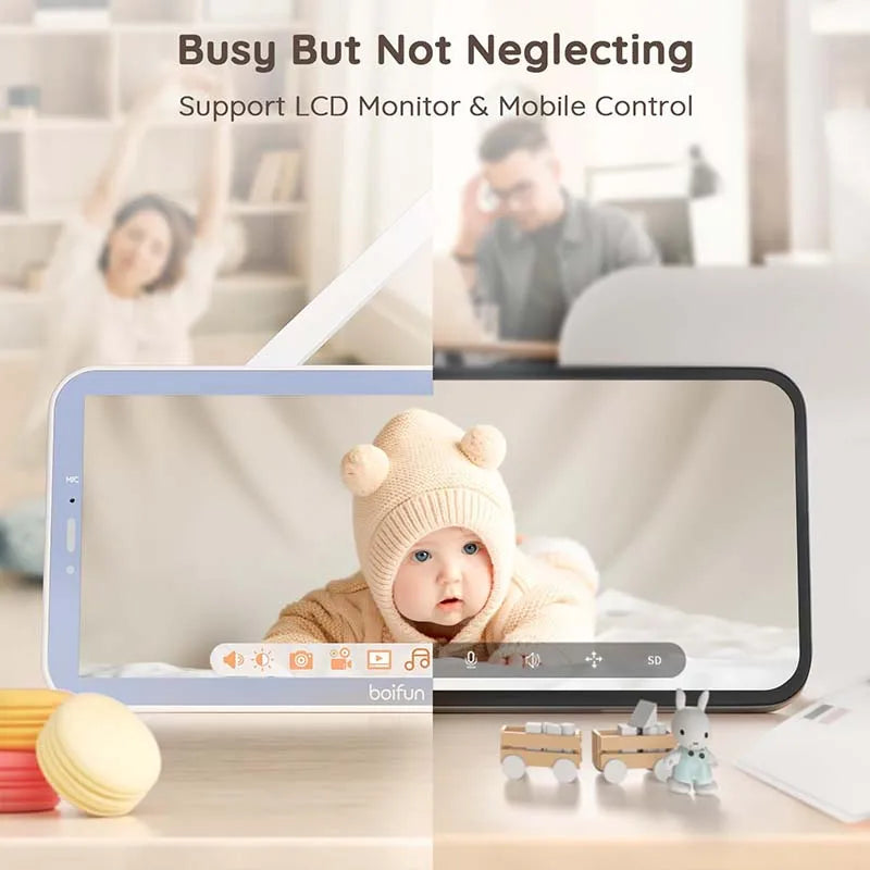 BOIFUN 2K WiFi Video Baby Monitor