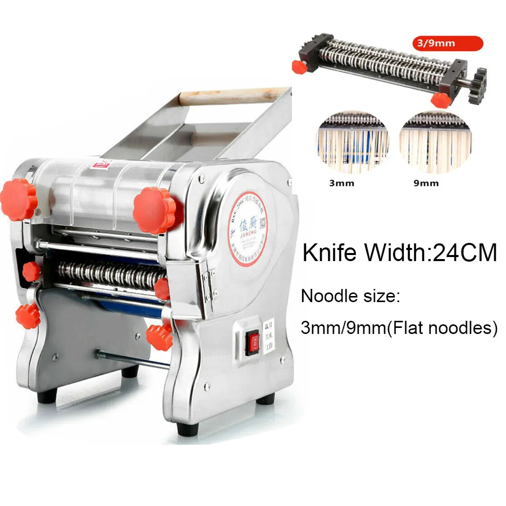 Electric Pasta Maker 550W Stainless Steel Noodle Machine