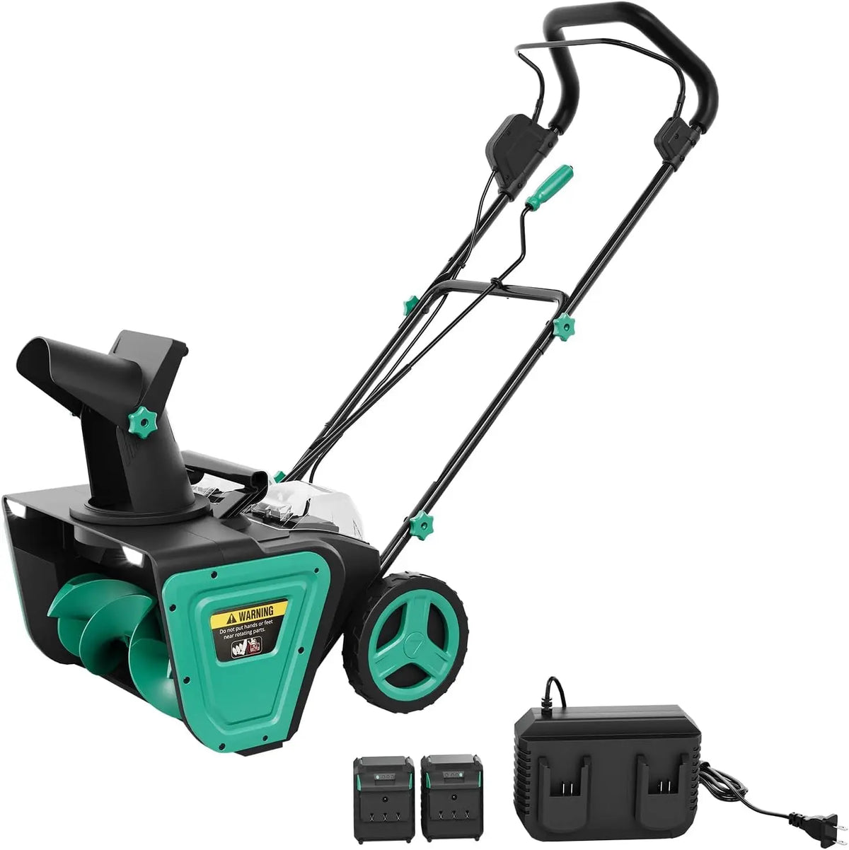 Electric Snow Blower With Brushless Motor And Safety Lock