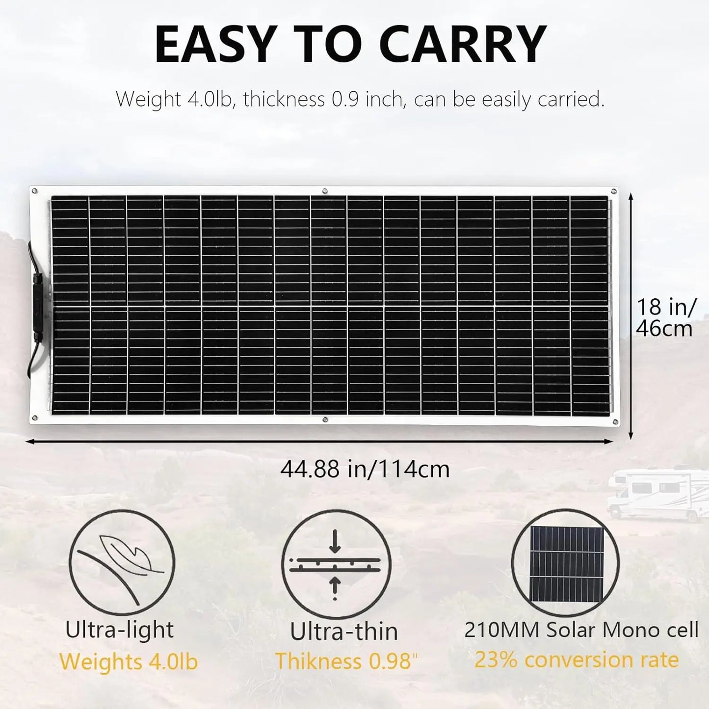 Xinpuguang Flexible Solar Panel Kit 12V Yacht RV