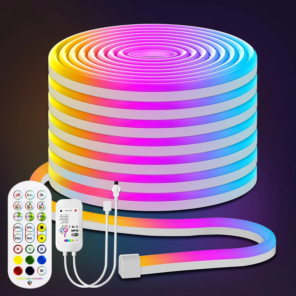 Aiopp Smart LED RGB Neon Strip Light WiFi Alexa