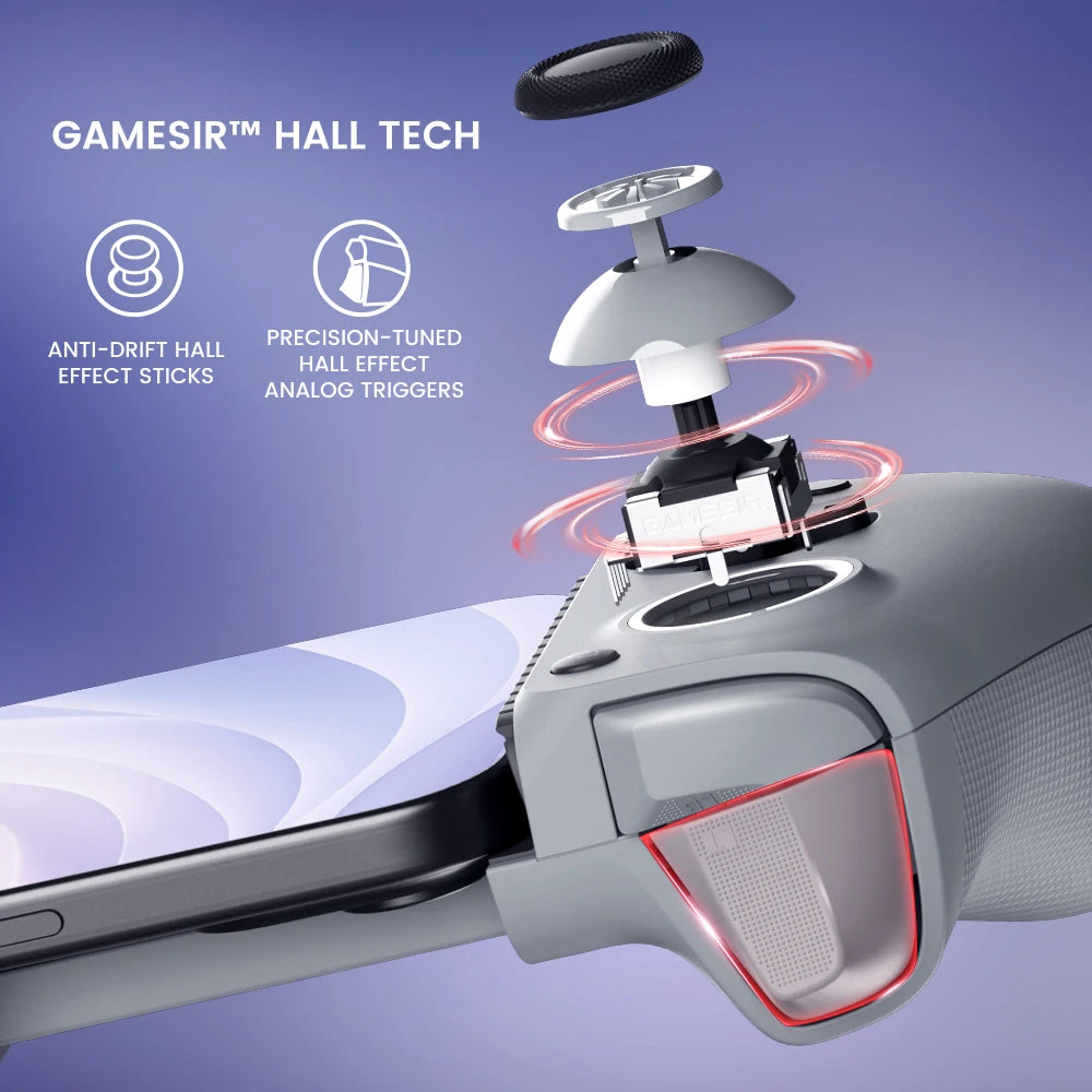 GameSir G8 Galileo Mobile Gamepad With Hall Effect Joystick