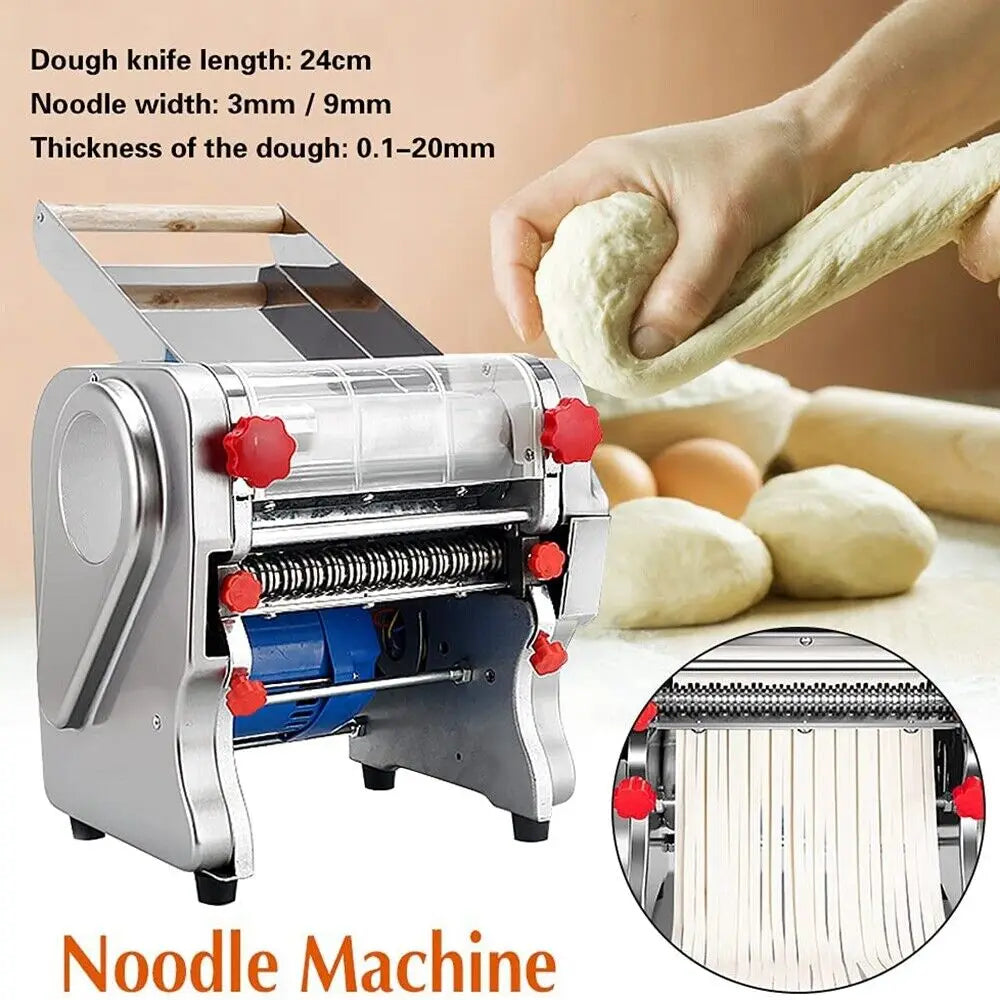 Electric Pasta Maker 550W Stainless Steel Noodle Machine